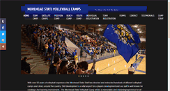 Desktop Screenshot of moreheadvolleyball.com