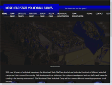 Tablet Screenshot of moreheadvolleyball.com